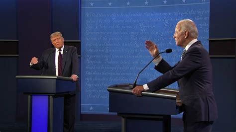 First Presidential Debate Quickly Turned Into A Heated Shouting Match