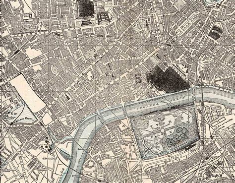 Cram’s Old Map of London 1893 – The Old London Map Company