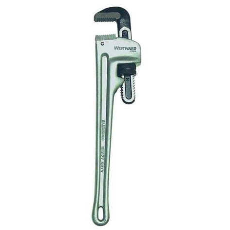 Westward Pipe Wrench Straight Aluminum 24 In L 3 In Jaw Capacity