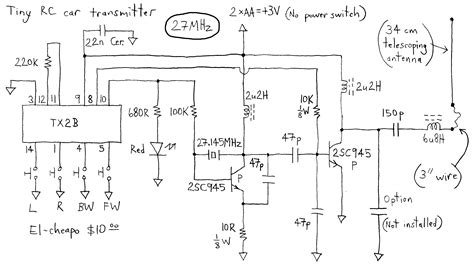 Rc Car Circuit Diagram With Remote Transmitter Pdf