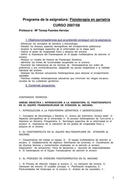 Fisioterapia en Geriatría William Uriel Ramos Jeronimo uDocz