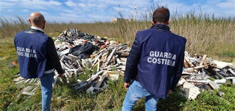 Mazara La Guardia Costiera Sequestra Area Di Abbandono Rifiuti A Capo