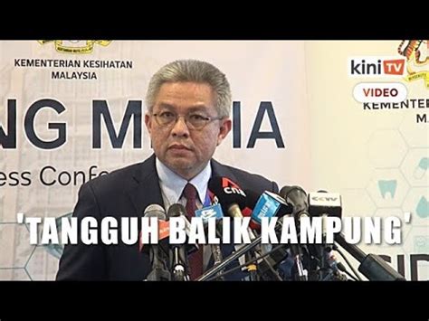 KKM Saran Tangguh Balik Kampung Untuk Aidilfitri YouTube