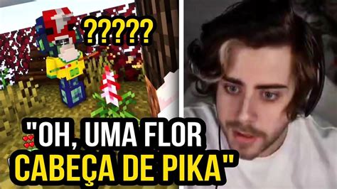 Cellbit Zoando A Flor Sus Do Richas Minecraft Qsmp Youtube