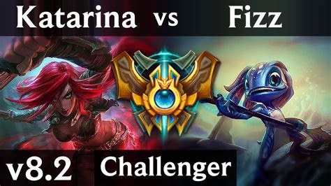 Katarina Vs Fizz Mid Korea Challenger Patch 8 2 Youtube