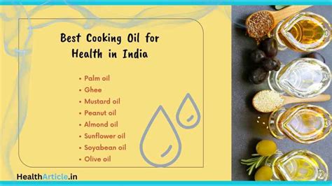 8 Best Cooking Oil For Health In India And Their Benefits