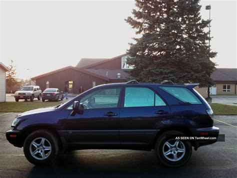 2001 Lexus Rx300 All Wheel Drive Awd Suv 3 0 Liter 6 Cylinder Nr