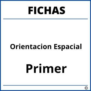 Fichas De Ubicacion Espacial Para Primer Grado