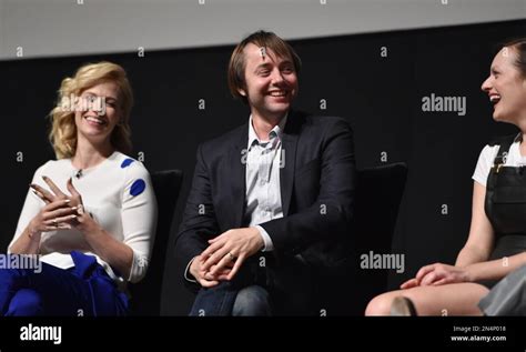 Exclusive January Jones And From Left Vincent Kartheiser And