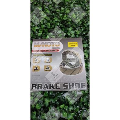 Sym Jet Alpha Euro Makoto Brake Shoe Grooved Type Brand New