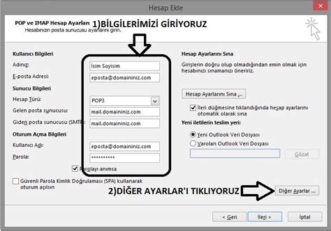 Outlook E Mail Ayarlar Ve Kurulumu Akinsoft Bilgi Bankas