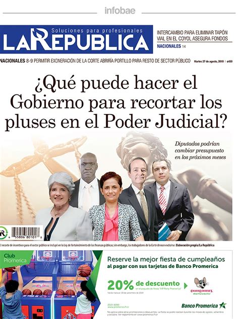 La Republica Costa Rica 27 De Agosto De 2019 Infobae