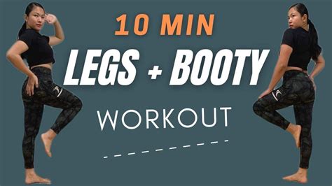 10 Min Legs And Booty Workout No Equipment Youtube