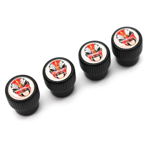 4Pcs Set Car Styling Zinc Alloy Car Tire Valve Caps Wheel Tires Tire