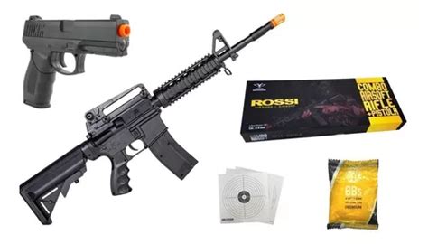 Rifle Airsoft M A M Cqb Ris Mola Spring Bbs Gratis Parcelamento