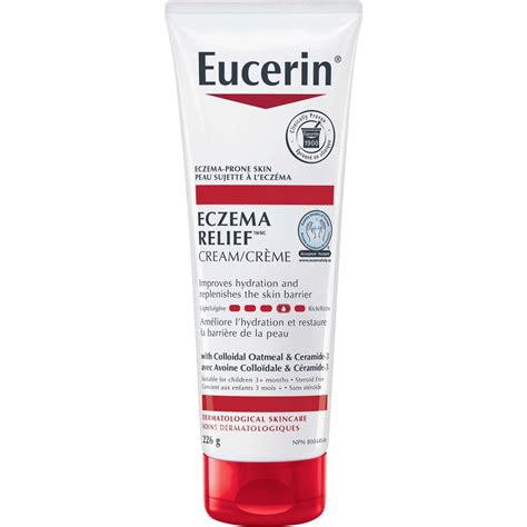 Eucerin Eczema Relief Daily Moisturizing Cream For Eczema Prone Skin 24h Hydration Gentle