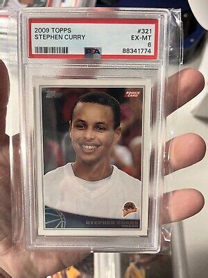 Topps Stephen Steph Curry Rookie Rc Card Psa Regrade