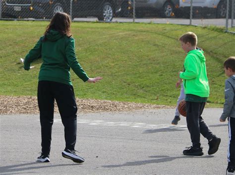 Binghamton University Womens Basketball Athletes Visit Chenango Bridge