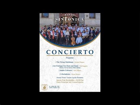 Concierto De La Banda Sinf Nica Del Benem Rito Conservatorio De M Sica