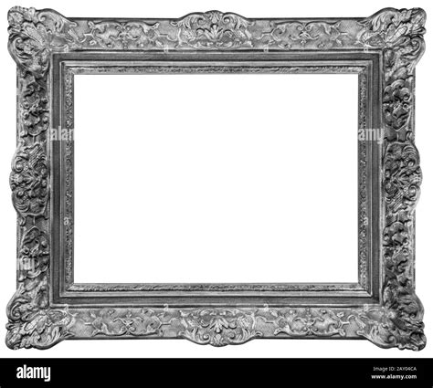 Antique Baroque Silver Picture Frame Hi Res Stock Photography And