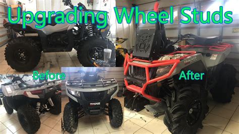 Replacing Wheel Studs On The Arctic Cat Altera Textron Tracker