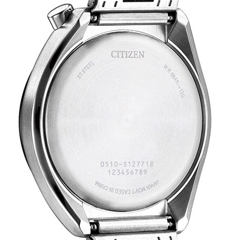 Citizen AN3660 81A Bullhead White Dial Record Label Tsuno Chronograph