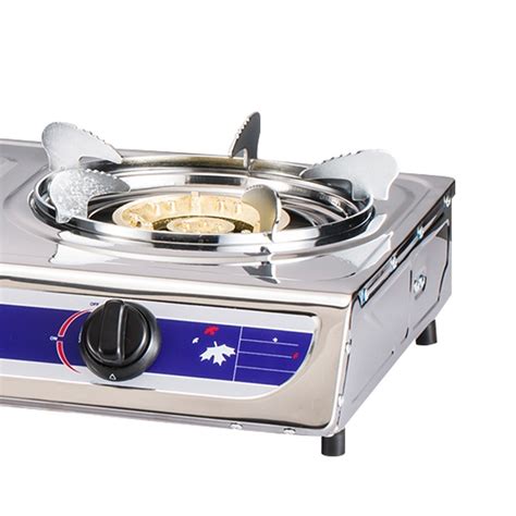 Hanabishi Double Burner Stainless Steel Gas Stove Hg