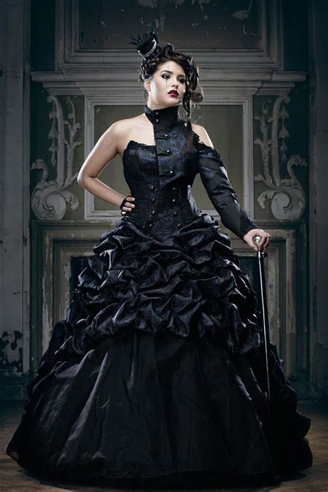 Gothic Black Ball Gown