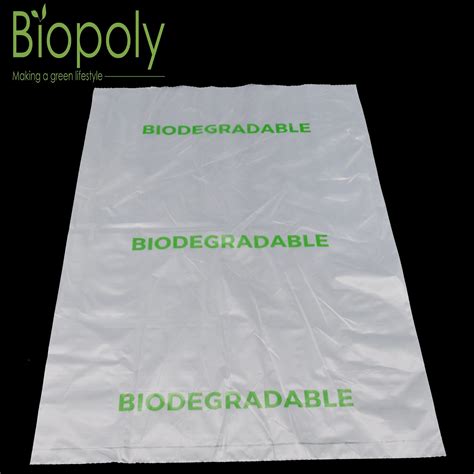 Eco Friendly PLA Compostable Vegetable Bag 100 Biodegradable China