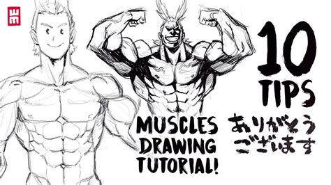 How To Draw Muscles Any Body Type With 10 Art Tips Youtube In 2020