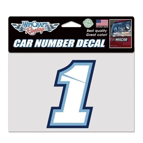 Ross Chastain 2024 #1 Car Number Decal 7 x 4.75 | TRC, Inc.