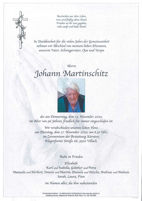 Parte F R Johann Martinschitz Pax Requiem