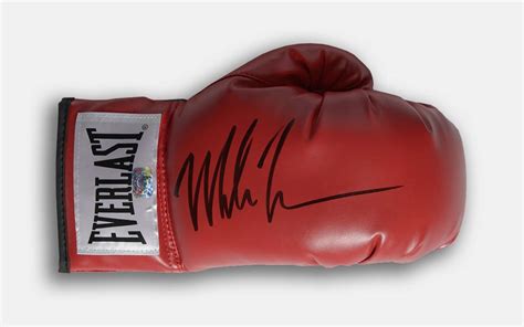 Mike Tyson Autographed Everlast Boxing Glove Gearmoose