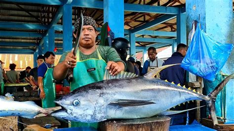 The Sharpest Machete In The World Amazing Cutting Skills Of Tuna