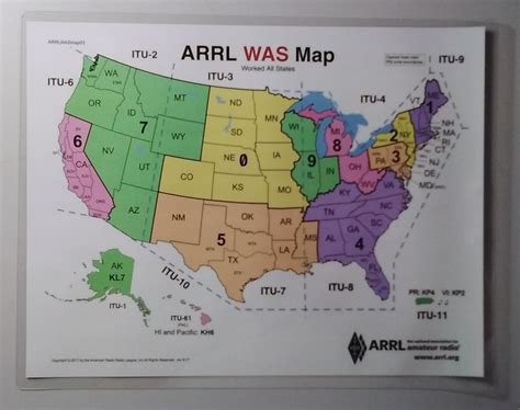 5 Mil Laminated ARRL Frequency Chart, US Amateur Radio Bands FREE Shipping - Etsy