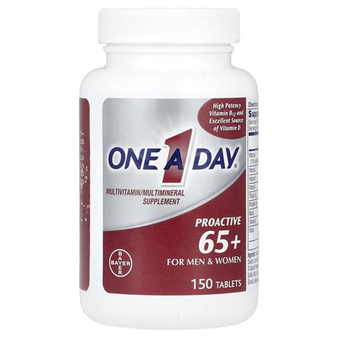 One A Day Proactive 65 Multivitaminmultimineral Supplement For Men