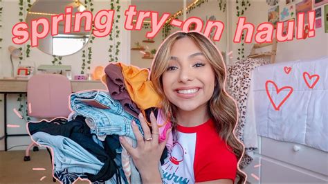 Springsummer Try On Clothing Haul Youtube