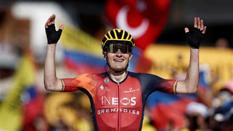 Tour De France Carlos Rodriguez Wins In Morzine Vingegaard Remains In