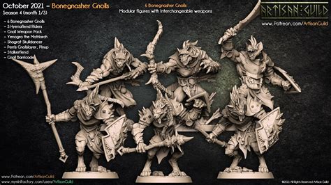 Gnoll Fighters Dnd Miniature fighters Warrior Miniatures for Tabletop ...