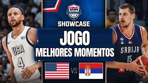 Estados Unidos vs Servia Melhores Momentos Completo Olimpíadas