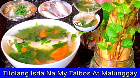 Tinolang Isda With Malunggay At Talbos Ng Kamote Simply Recipe From My Hometown In Bisaya