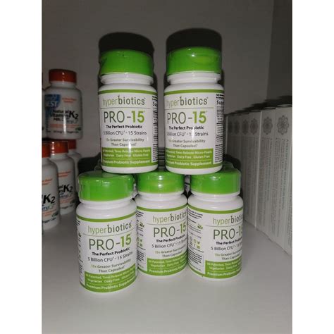 อาหารเสริมช่วยระบบขับถ่าย Hyperbiotics Pro 15 The Perfect Probiotic 5 Billion Cfu 60 Patented