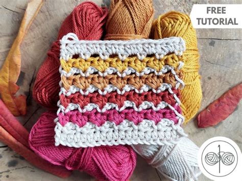 How To Crochet Easy Puff Stitch Video Tutorial Written Pattern