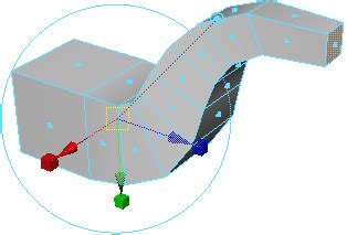 Extrude Edges Or Faces Along A Path Curve