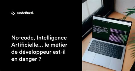 No code Intelligence Artificielle le métier de développeur est il