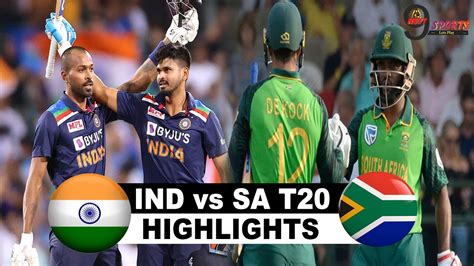 Ind Vs Sa T20 Match Highlights India Vs South Africa T20 Match