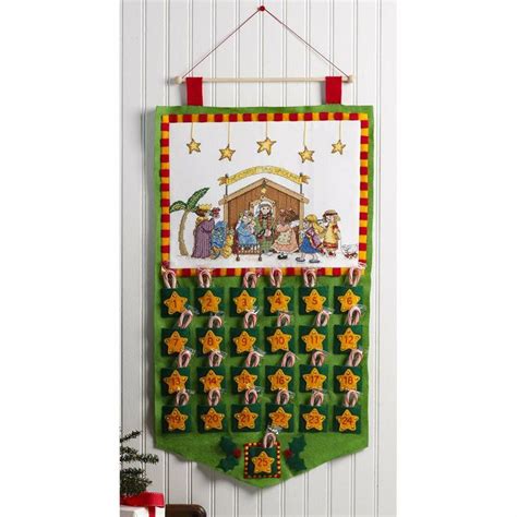 Bucilla Felt Applique Advent Calendar Kit By Inch Christmas