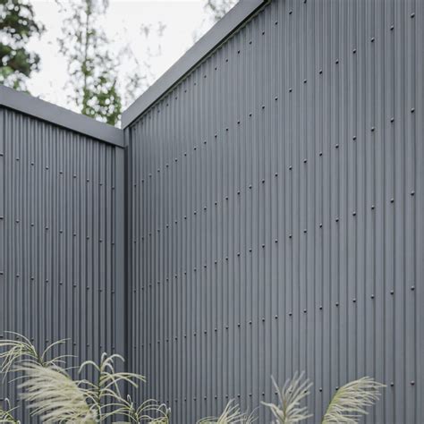 Corrugated Metal Cladding Panel Texture, Grey - Poliigon