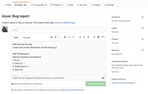 How To Set Up Githubgitlab Issue And Pr Templates Dev Community