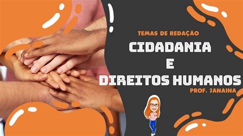 Cidadania e Direitos Humanos Redação para PRF YouTube